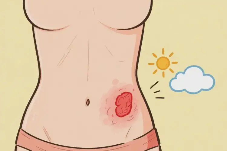 女人肚子容易长湿疹能不能根治(图2)