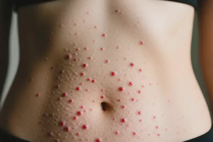 女人肚子上起濕疹可不可以根治(圖1)