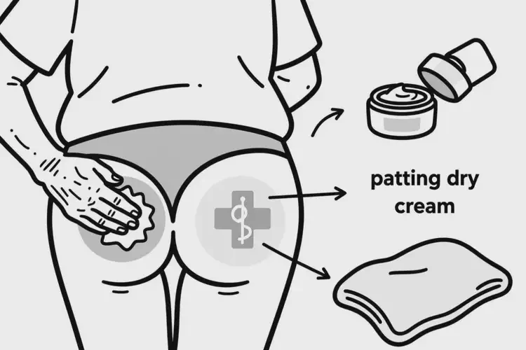 老人屁股上經(jīng)常長濕疹可不可以根治(圖1)