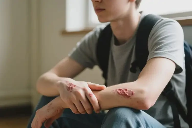 大學(xué)生全身出現(xiàn)濕疹可不可以根治(圖4)