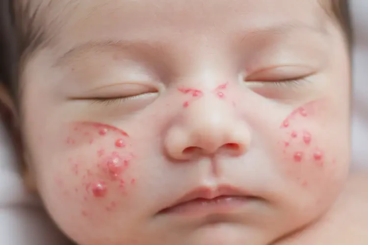 新生兒臉上容易起濕疹可不可以根治(圖4)