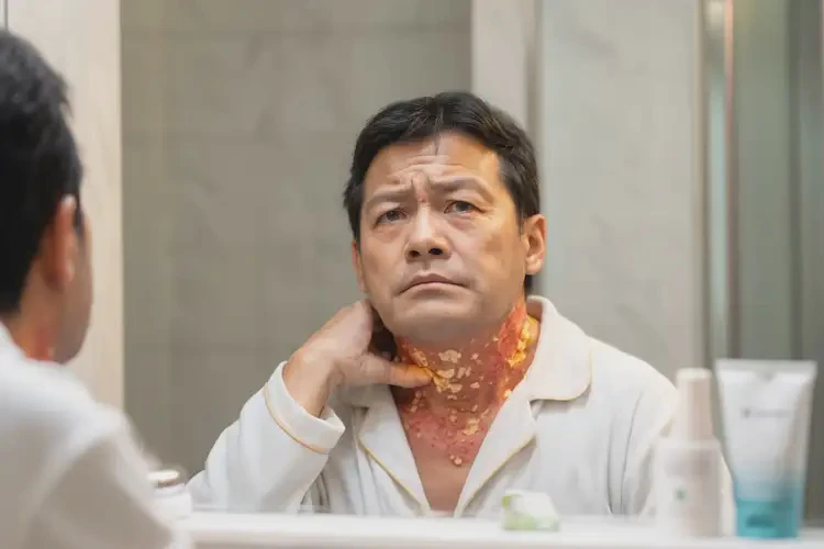 男生脖子容易长湿疹可以彻底自愈吗(图4)