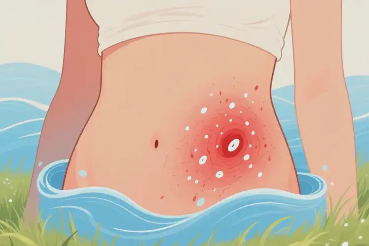 女人肚子容易长湿疹能不能根治(图1)