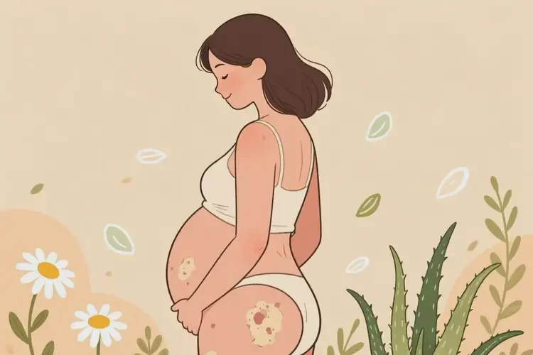 孕婦屁股偶爾起濕疹可不可以根治(圖1)