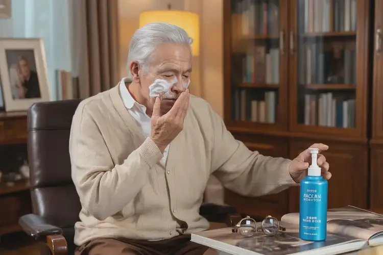 老人面部起濕疹可不可以根治(圖2)