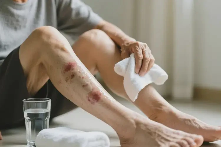 老人大腿偶爾長(zhǎng)濕疹可不可以根治(圖3)