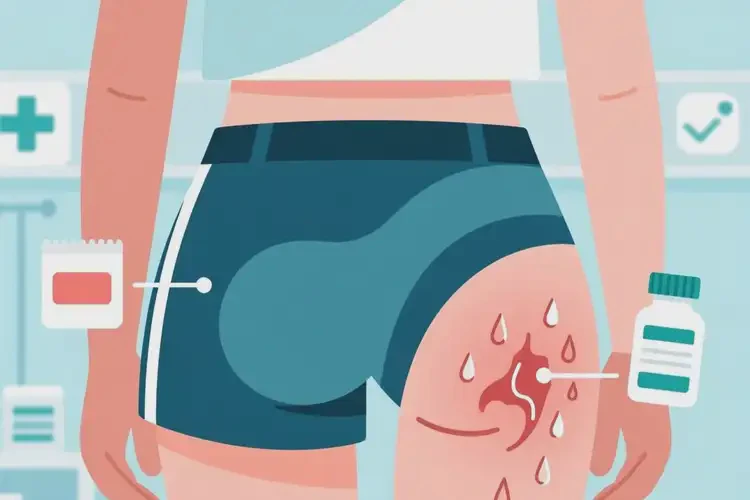 青少年屁股上偶爾起濕疹可不可以根治(圖1)