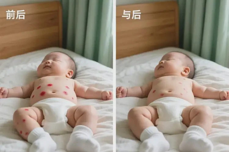 婴幼儿肚子上起湿疹可以治好吗(图1)