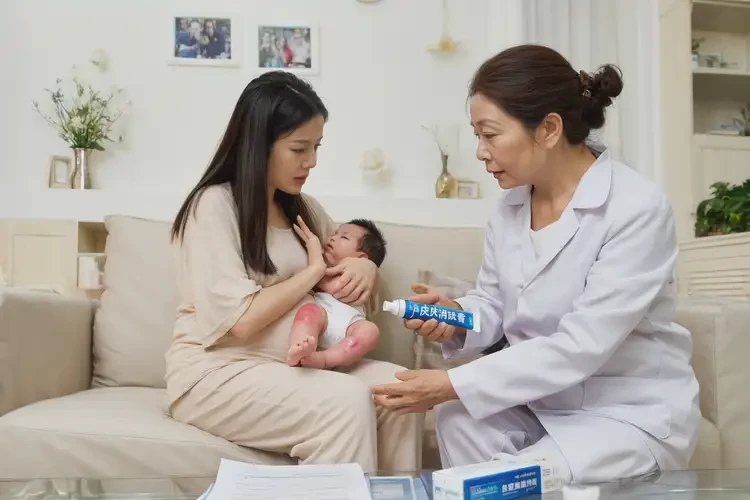 哺乳期媽媽小腿上出濕疹可不可以根治(圖2)