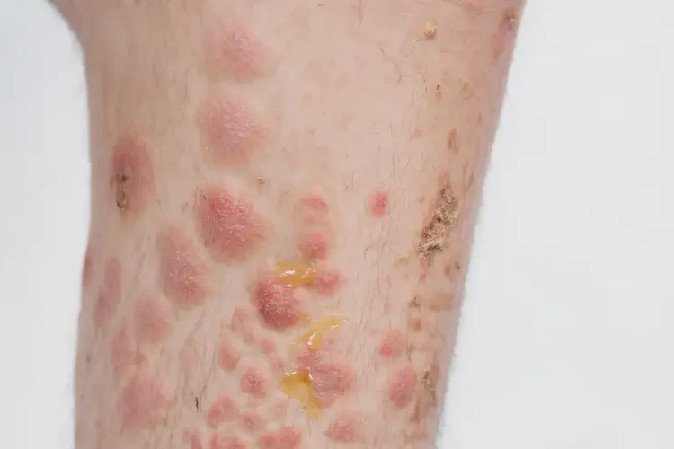 男生小腿上長濕疹不管它會自己好嗎(圖2)