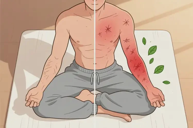 男人肚子上容易起濕疹能不能根治(圖3)