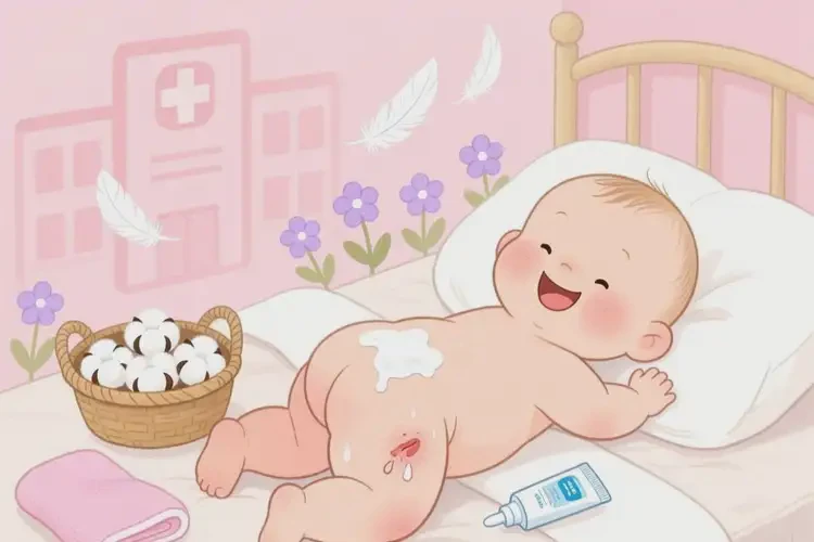 嬰幼兒屁股上出現(xiàn)濕疹可不可以根治(圖1)