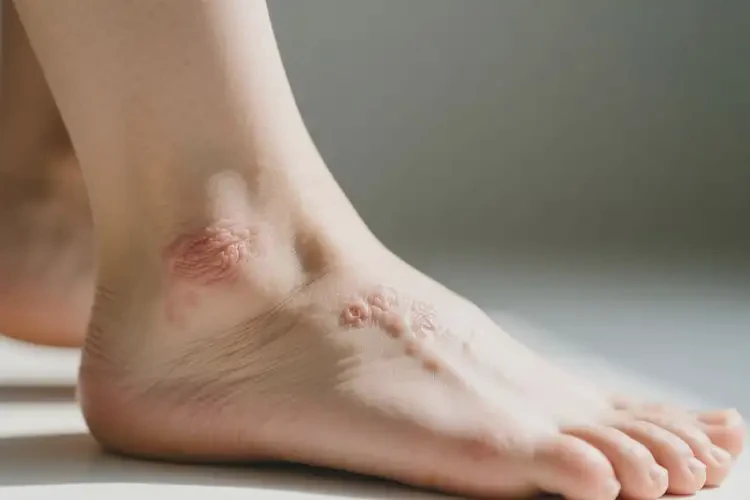 女性脚上偶尔起湿疹可不可以根治(图4)