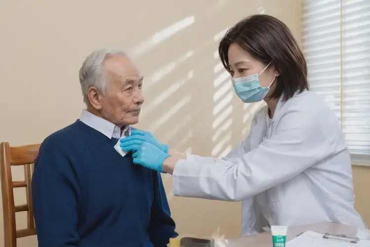 老人脖子經(jīng)常起濕疹不管它會(huì)自己好嗎(圖3)