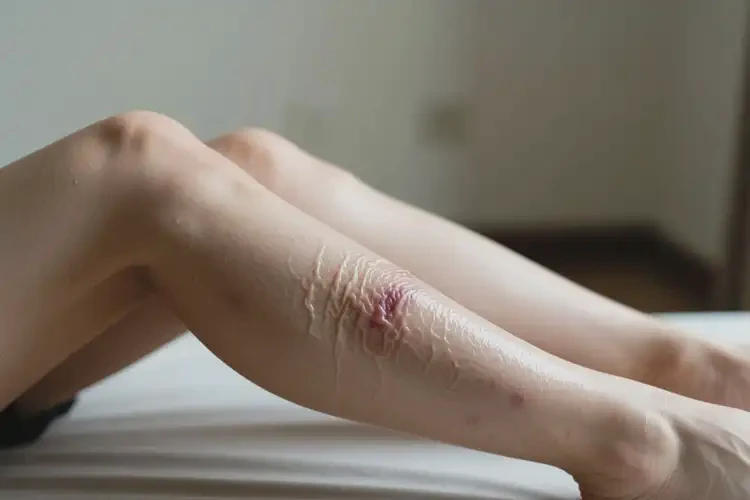 女人大腿經(jīng)常長濕疹可不可以根治(圖1)