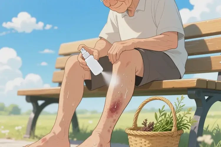 老人小腿出現(xiàn)濕疹可不可以根治(圖3)