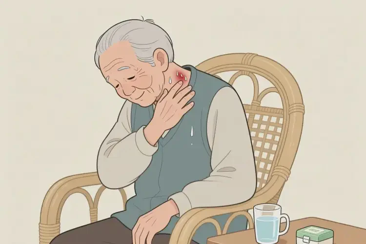 高齡老人脖子上容易起濕疹可不可以根治(圖2)