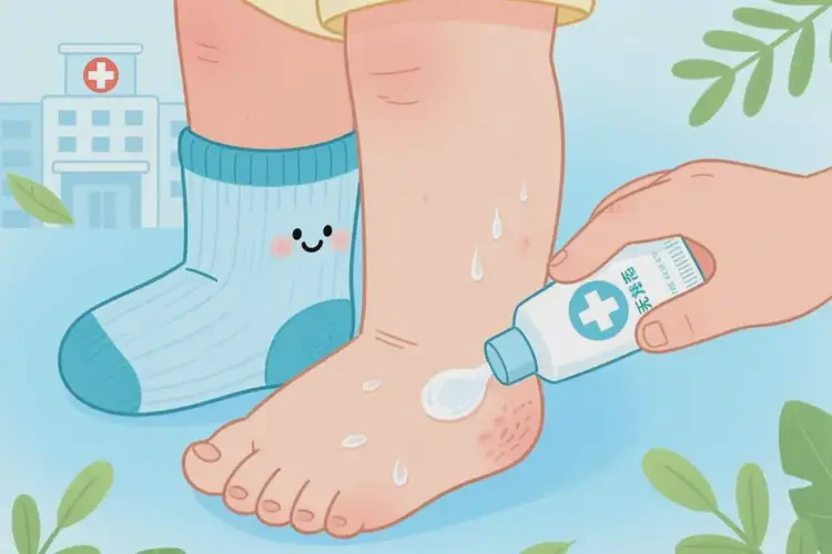 小孩腳上經(jīng)常起濕疹可不可以根治(圖4)