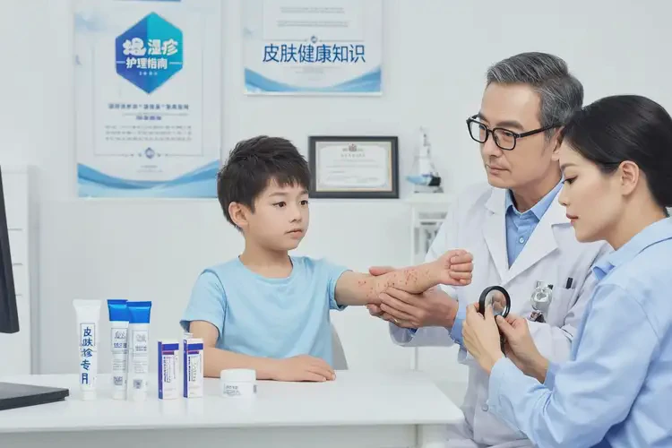 孩子手臂上偶爾起濕疹可不可以根治(圖2)