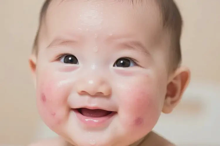 寶寶臉上容易長濕疹可以治好嗎(圖4)