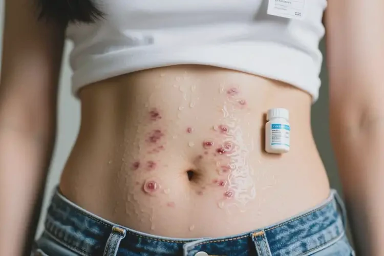 女生肚子上經常長濕疹可不可以根治(圖2)