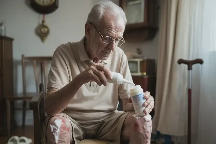 老人大腿上偶爾起濕疹能夠徹底治愈嗎(圖2)