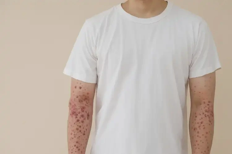 青年人手臂偶爾起濕疹可不可以根治(圖1)