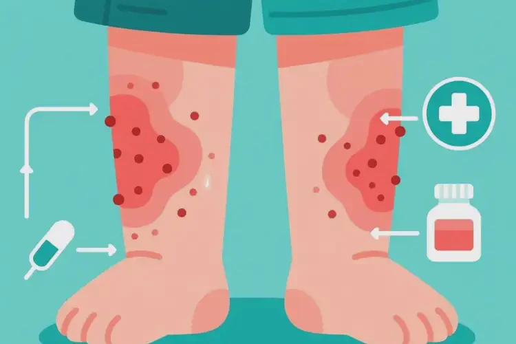 兒童小腿上有濕疹可不可以根治(圖1)