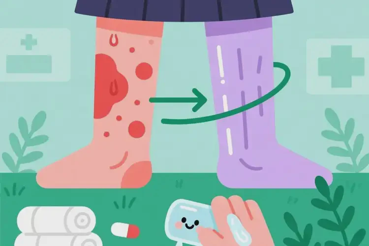 大學(xué)生大腿上經(jīng)常起濕疹可不可以根治(圖2)