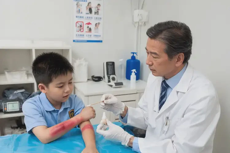 小學(xué)生手臂長(zhǎng)濕疹可不可以根治(圖3)