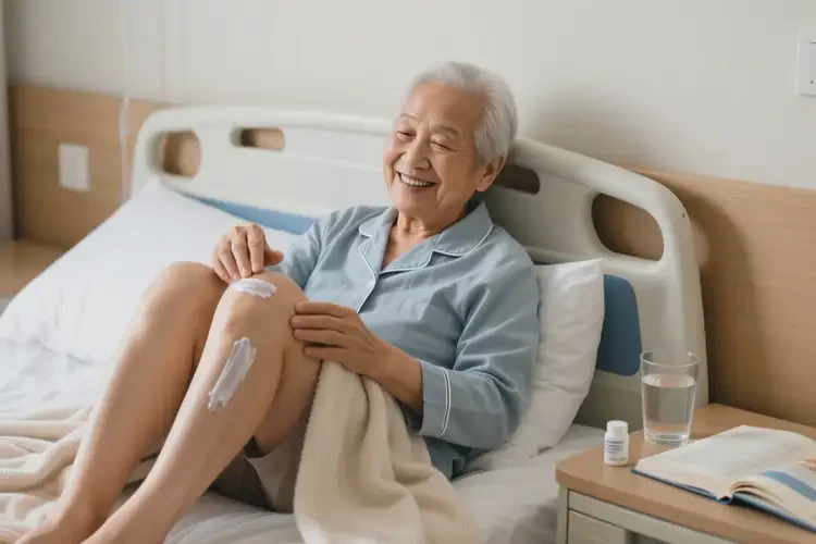 高齡老人大腿偶爾起濕疹能不能根治(圖1)