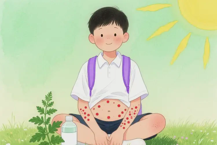 中學(xué)生肚子容易長濕疹可不可以根治(圖1)