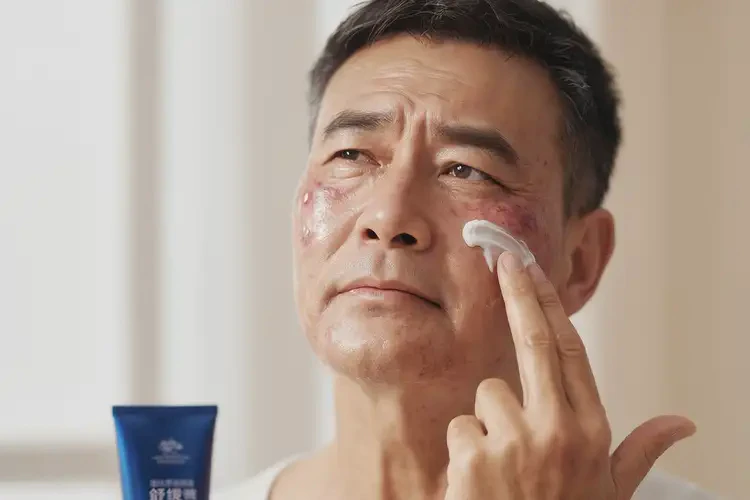 男性臉上出現(xiàn)濕疹可不可以根治(圖3)