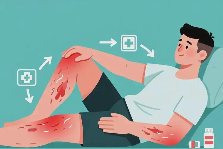 男人四肢出湿疹能不能根治(图1)