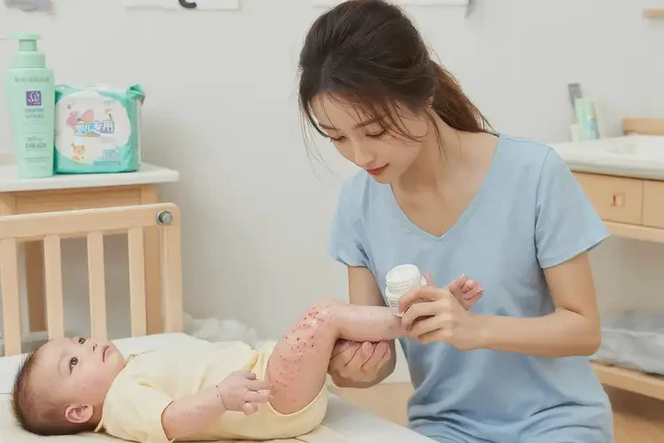 宝宝小腿容易长湿疹可以治好吗(图3)
