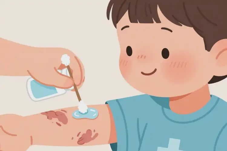 小兒手臂上有濕疹可不可以根治(圖1)