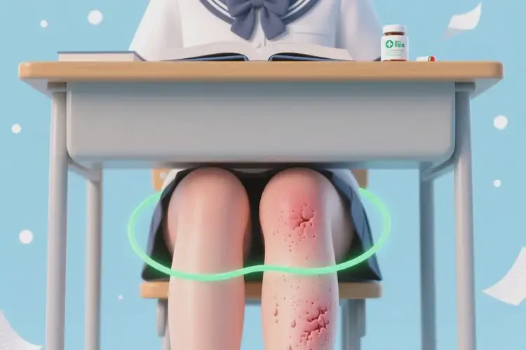 大學(xué)生大腿容易起濕疹可不可以根治(圖4)