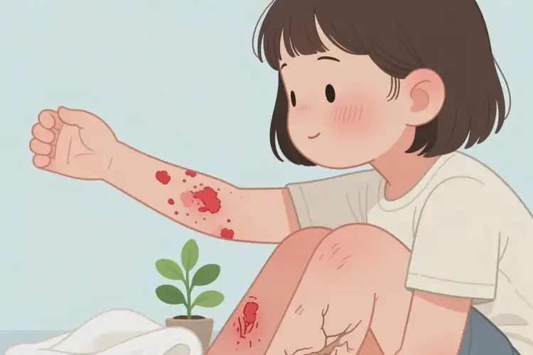 青年人四肢容易起濕疹可不可以根治(圖1)