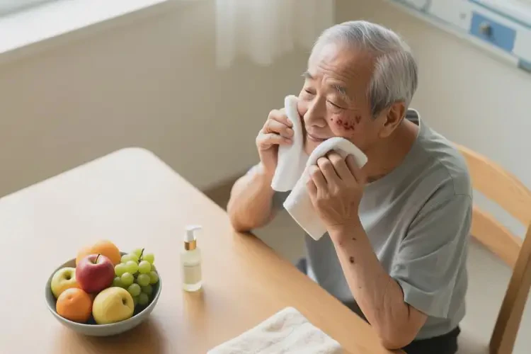 老人面部經(jīng)常長(zhǎng)濕疹可不可以根治(圖1)