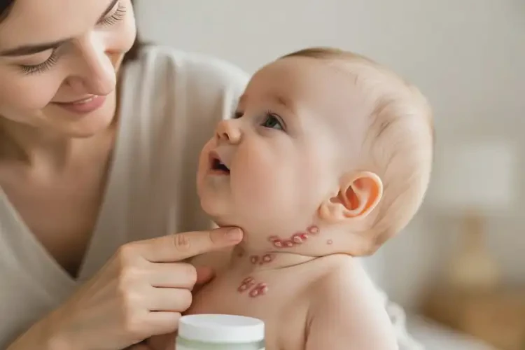 嬰幼兒脖子有濕疹可不可以根治(圖1)