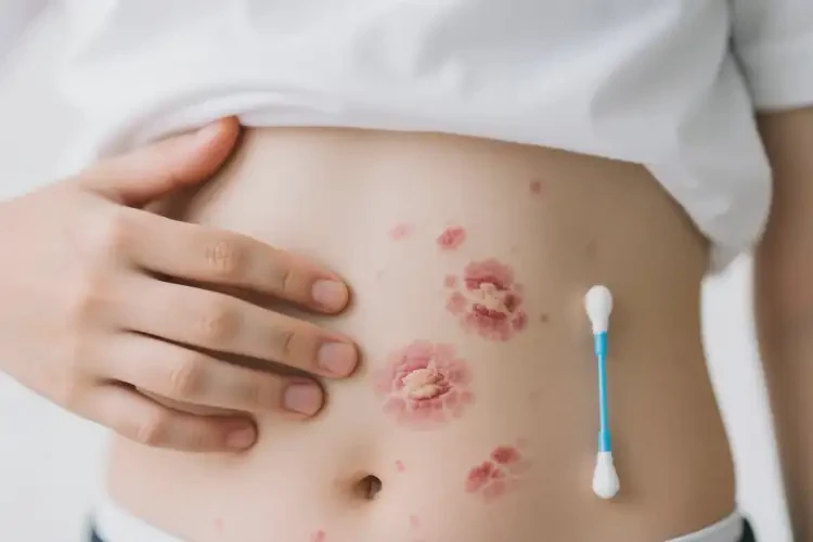 中學(xué)生肚子上出現(xiàn)濕疹可不可以根治(圖3)