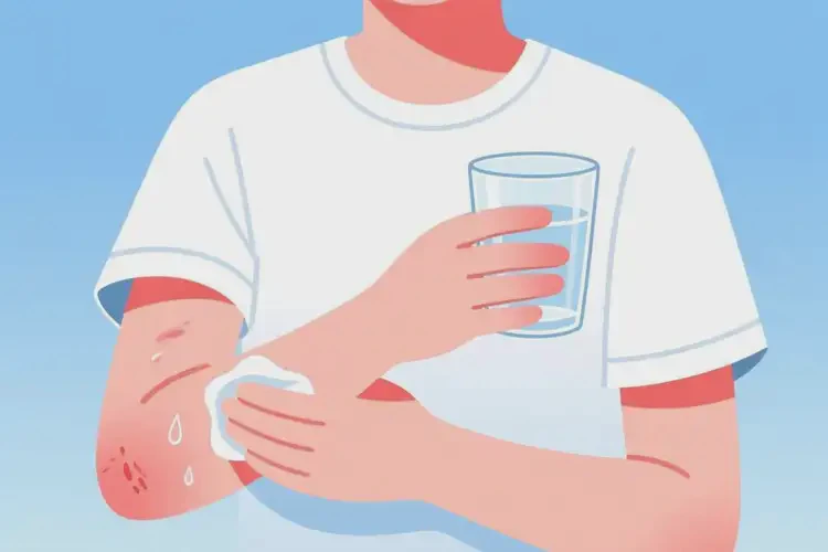 大學生手臂經(jīng)常長濕疹可不可以根治(圖4)