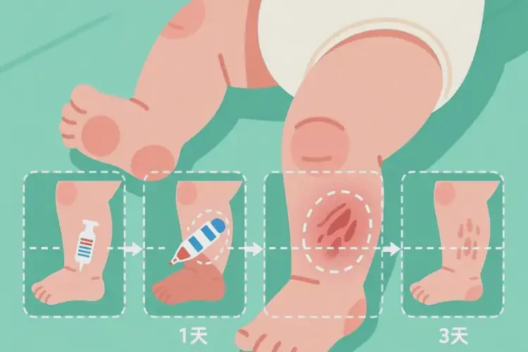 嬰兒小腿上容易長濕疹可以治好嗎(圖1)