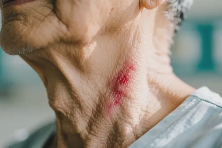 老人脖子上偶爾長濕疹可不可以根治(圖3)