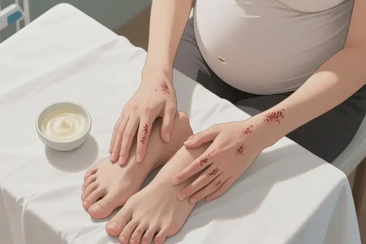 产妇四肢偶尔起湿疹可不可以根治(图2)