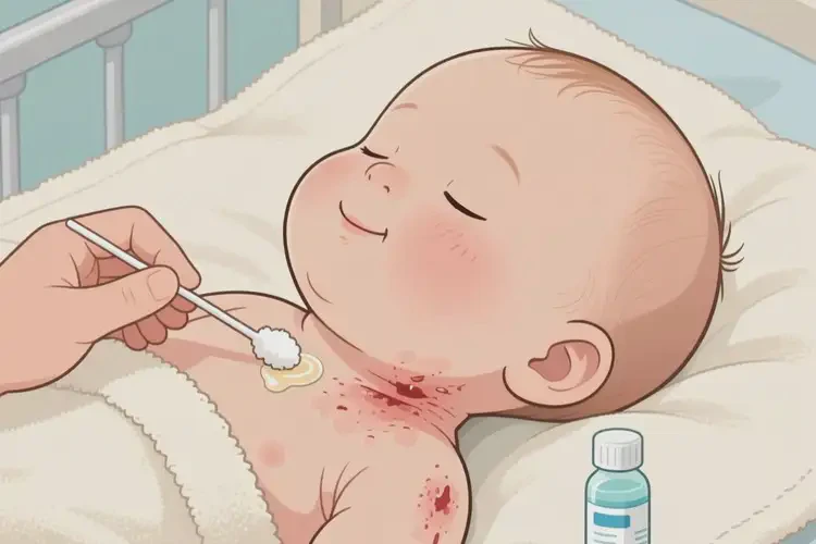 嬰兒脖子容易長濕疹可以治好嗎(圖1)