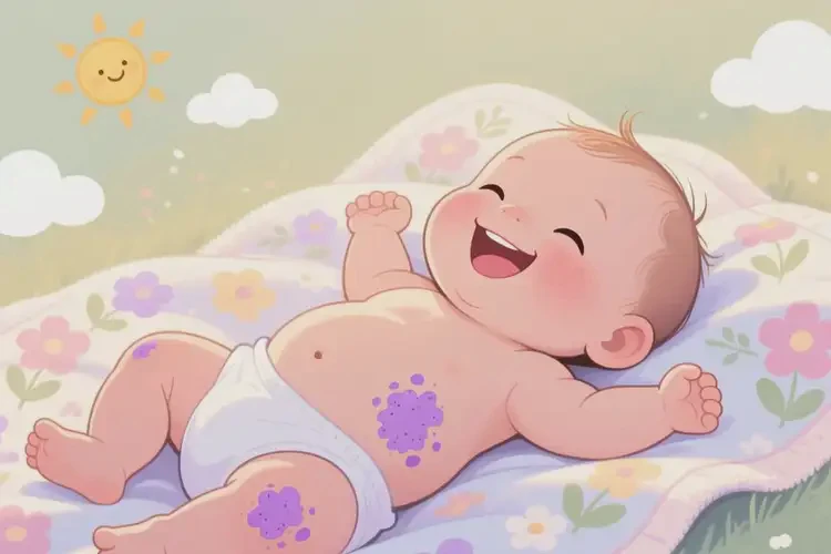 幼兒肚子上長濕疹可不可以根治(圖1)