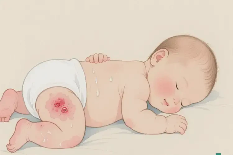 小兒肛周偶爾長濕疹不管它會自己好嗎(圖2)