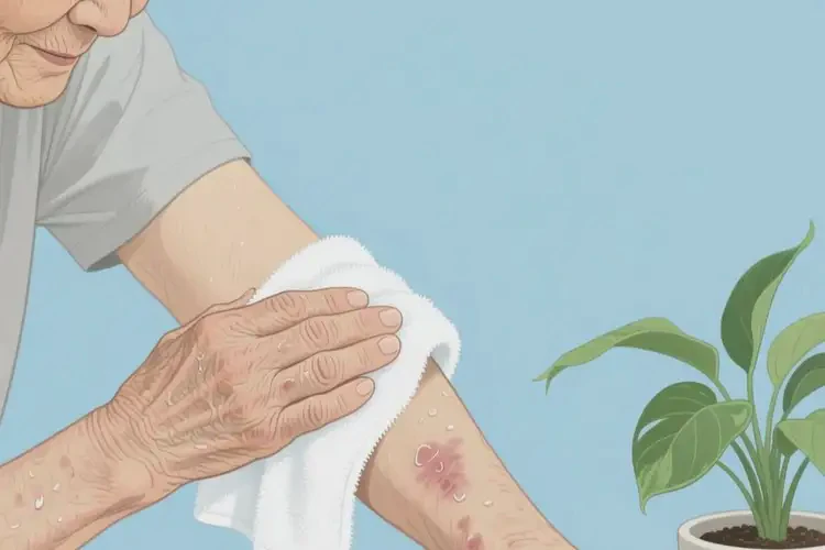 老年人手臂經(jīng)常長濕疹可不可以根治(圖2)