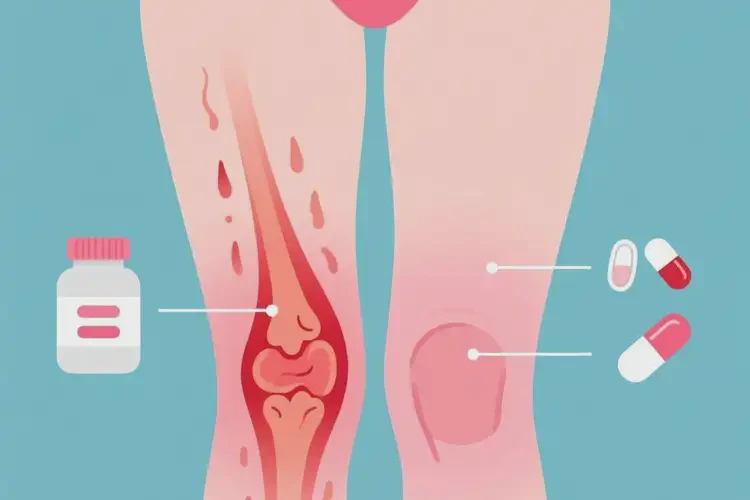 女性大腿起濕疹可不可以根治(圖1)